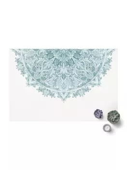 Ковер WALLART, бирюзовый