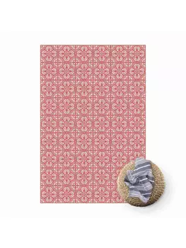 Ковер WALLART, красный