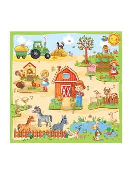 Ковер WALLART, красочный