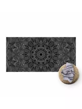 Ковер WALLART, серебряный