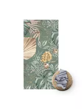 Ковер WALLART, зеленый