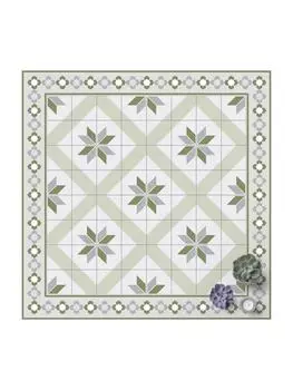 Ковер WALLART, зеленый