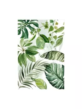 Ковер WALLART, зеленый