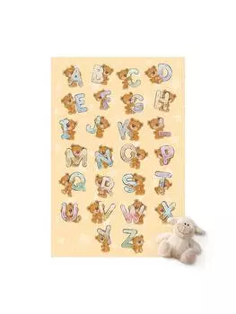 Ковер WALLART, желтый