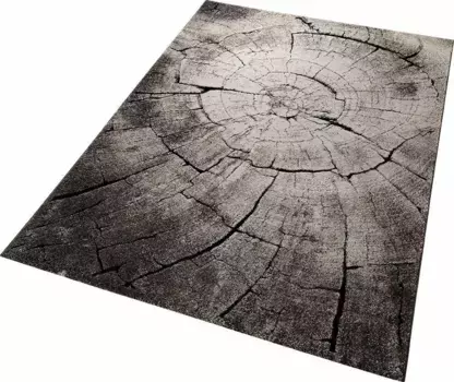 Ковер Wecon для дома "Дикий Дуб", прямоугольный, имитация дерева, гостиная Wecon Home 160х225 см, коричневый