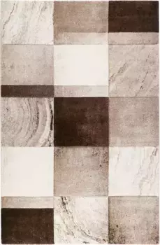 Ковер Wecon для дома "Мираж", прямоугольный, для гостиной Wecon Home 133х200 см, бежевый