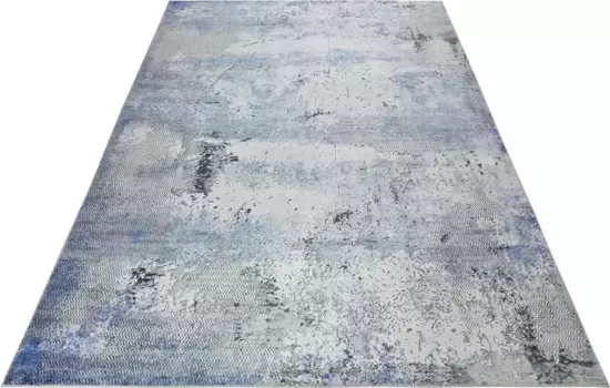 Ковер Wecon для дома "Radiate", прямоугольный Wecon Home 130х190 см, серо-голубой