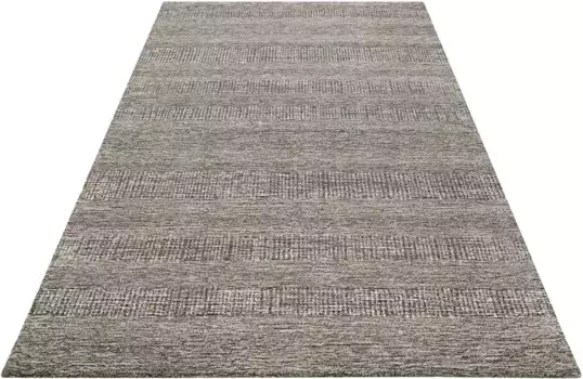 Ковер Wecon домашний шерстяной "Густав", прямоугольный Wecon Home 140х200 см, серо-коричневый/коричневый