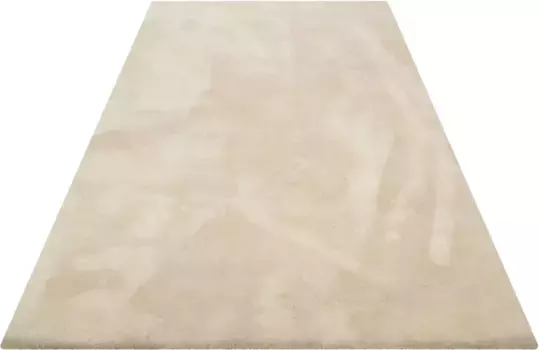 Ковер Wecon home Basics "Ванесса", прямоугольный, особенно мягкий благодаря микрофибре, гостиная 120х170 см, бежевый