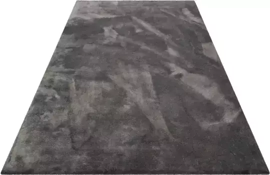 Ковер Wecon home Basics "Ванесса", прямоугольный, особенно мягкий благодаря микрофибре, гостиная 70х140 см, цвет schiefer