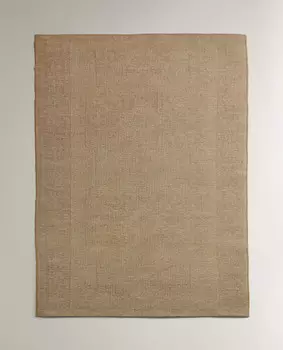 Ковер Zara Home Printed Jute, бежевый