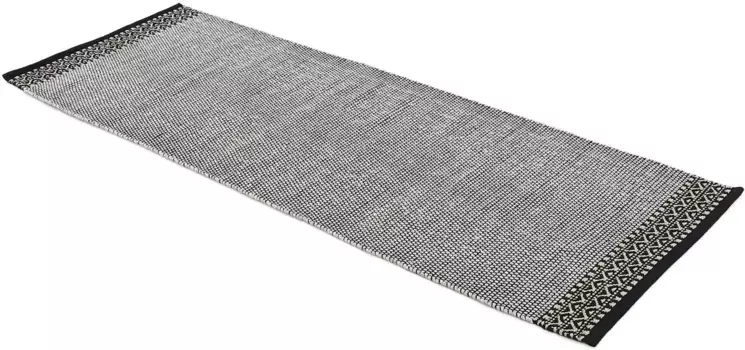 Ковердорожка "Kelim Mia", прямоугольный, двусторонний хлопковый ковер Carpetfine 80х400 см, бежевый