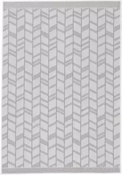 Коверковер "Boho 102", прямоугольный, прочный, плоского переплетения, имитация сизаля, устойчив к УФ-излучению, для использования на открытом воздухе Carpetfine 120х170 см, бежевый