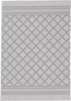 Коверковер "Boho 104", прямоугольный, прочный, плоского переплетения, имитация сизаля, устойчив к УФ-излучению, для использования на открытом воздухе Carpetfine 80х150 см, бежевый