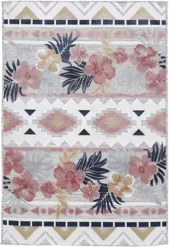 КоверКовер "Deja 101", прямоугольный, прочное плоское переплетение Carpetfine 80х150 см, цвет multi