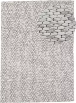 КоверКовер из тонкой шерсти "Sina", прямоугольный, ковер ручной работы, чистая шерсть, в крапинку, ручная работа, мягкий и приятный Carpetfine 80х150 см, светло-коричневый