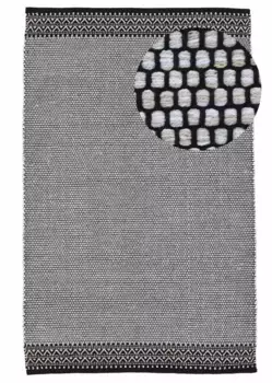 Коверковер "Kelim Mia", прямоугольный, двусторонний хлопковый ковер, гостиная Carpetfine 200х250 см, бежевый