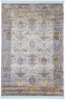 Коверковер "Mala", прямоугольный, винтажный вид, гостиная Carpetfine 200х290 см, цвет gelb