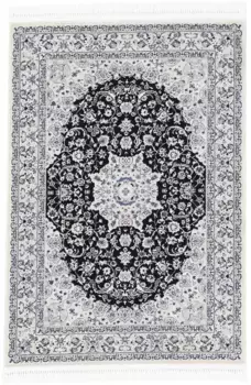 Коверковер "Nain Diane", прямоугольный, с коротким ворсом, восточный стиль Carpetfine 160х230 см, синий