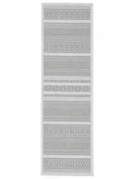 Ковертонкая дорожка "Boho 101", прямоугольная, прочное плоское переплетение, имитация сизаля, устойчива к УФ-излучению, для использования на открытом воздухе Carpetfine 75х240 см, бежевый