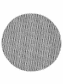 Ковертонкий ковер "Boho 105", круглый, прочного плоского переплетения, имитация сизаля, устойчив к УФ-излучению, для использования на открытом воздухе Carpetfine 90 см, бежевый