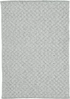 Ковертонкий ковер "Frida 202", высота 7 мм, двусторонний ковер, 100% переработанный материал (ПЭТ), плоское плетение, имитация сизаля, простой в уходе и прочный Carpetfine 120х170 см, зеленый