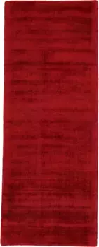 Ковертонкий ковер "Вискозный ковер Ava", прямоугольный, имитация шелка, легкий блеск, также доступен в виде дорожки Carpetfine 140х200 см, красный