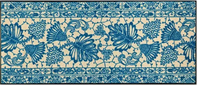 Коврик 60х140 см, цвет blau-ecru