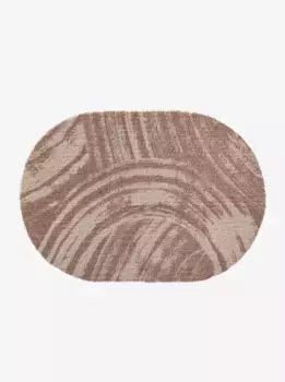Коврик Accents Feel, овальный Akzente Feel 66х160 см, серо-коричневый