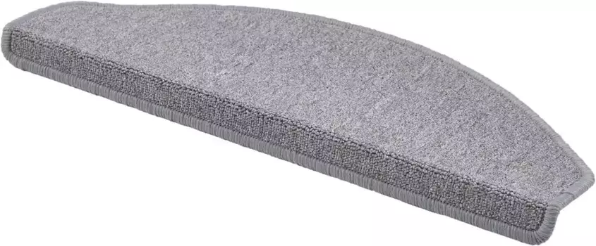 Коврик Andiamo "Боб", полукруглый, пестрый, самоклеящийся, набор из 2 или 15 шт 65х28 см, серый