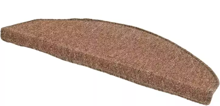 Коврик Andiamo "Боб", полукруглый, пестрый, самоклеящийся, набор из 2 или 15 шт 65х28 см, цвет cognac