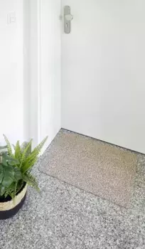 Коврик Andiamo "Samson, комплект из 2 шт. 60/100 см и 67/180 см", прямоугольный, грязеулавливающий коврик, моющийся, с нескользящей нижней стороной 60х100 см, светло-бежевый