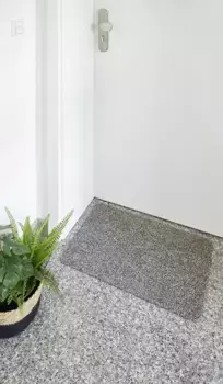 Коврик Andiamo "Samson, комплект из 2 шт. 60/100 см и 67/180 см", прямоугольный, грязеулавливающий коврик, моющийся, с нескользящей нижней стороной 60х100 см, цвет granit