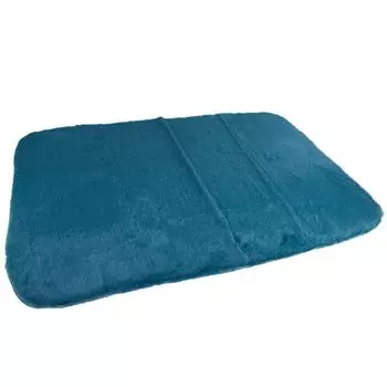 Коврик для душа 60 x 90 см. Коврик для ванной из искусственного меха, 4 цвета Marabella, бирюзовый