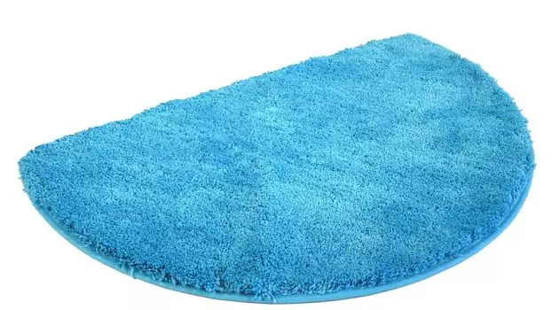 Коврик для душа из микрофибры 50 x 80 см, бирюзовый Mesana, синий