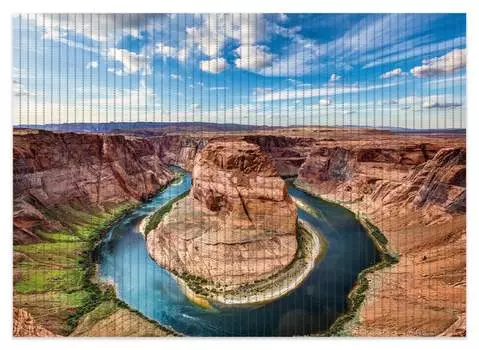 Коврик для душа Wallario, нескользящий коврик, коврик для ванной комнаты, коврик Grand Canyon, размер примерно 70 x 50 см, темно-синий