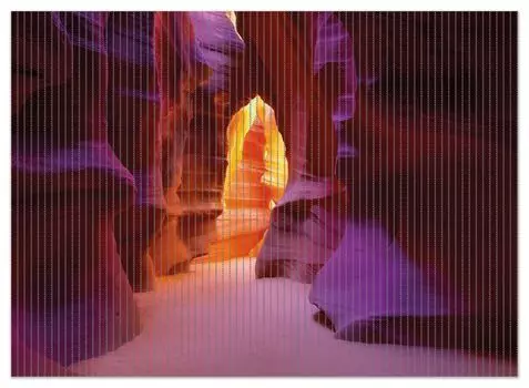 Коврик для душа Wallario, нескользящий коврик, коврик для ванной, коврик для ног, скалистое ущелье в Аризоне, США - оранжевый и фиолетовый, размер ок. 90 х 65 см, черный