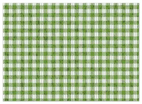 Коврик для душа Wallario, нескользящий коврик, коврик для ванной, рисунок скатерти в зеленую и белую клетку, размер около 90 х 65 см, зеленый