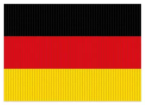 Коврик для душа Wallario, нескользящий коврик, коврик для ванной, коврик для двери, немецкий флаг, размер примерно 70 х 50 см, черный