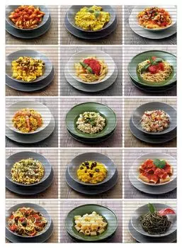 Коврик для душа Wallario, нескользящий коврик, коврик для ванной, коврик для ног, итальянская паста, размер ок. 90 х 65 см, коричневый