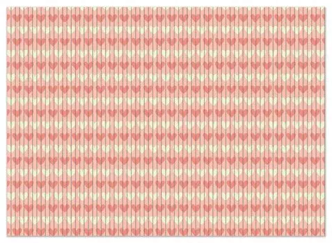 Коврик для душа Wallario, нескользящий коврик для ванной комнаты, коврик для ванной с узором в виде сердечек бежевого и красного цвета, размер примерно 90 x 65 см, белый