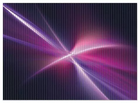 Коврик для душа Wallario, нескользящий коврик, коврик для ванной, коврик для ног, абстрактные формы и линии, черный, фиолетовый, розовый, белый, размер примерно 90 х 65 см