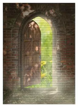 Коврик для душа Wallario, нескользящий коврик, коврик для ванной, коврик для двери, открытая дверца, размер ок. 70 х 50 см, коричневый