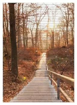 Коврик для душа Wallario, нескользящий коврик, коврик для ванной, коврик для двери, дорожка в закат, размер ок. 70 х 50 см, коричневый