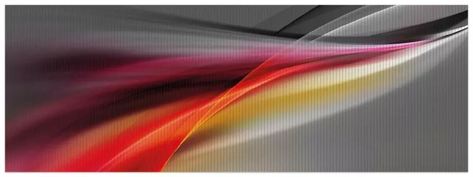 Коврик для душа Wallario, нескользящий коврик, коврик для ванной комнаты, коврик для ванной, черный, красный, розовый, абстрактный дизайн, размер примерно 180 x 65 см