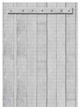 Коврик для душа Wallario, нескользящий коврик, коврик для ванной, коврик для двери, серая деревянная дверь, размер ок. 90 х 65 см, фиолетовый