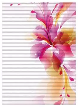 Коврик для душа Wallario, нескользящий коврик, коврик для ванной комнаты, коврик в центре с розовым цветком, размер ок. 90 x 65 см, белый