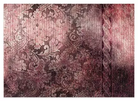 Коврик для душа Wallario, нескользящий коврик, коврик для ванной, коврик для двери, красный завиток, размер примерно 70 x 50 см