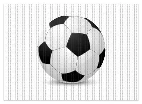 Коврик для душа Wallario, нескользящий коврик, коврик для ванной комнаты, коврик для футбола, классический на белом фоне, размер ок. 70 х 50 см, белый