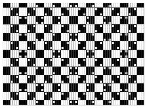 Коврик для душа Wallario, нескользящий коврик, коврик для ванной, коврик для ног, оптическая иллюзия - иллюзия - черно-белая, размер ок. 90 х 65 см, черный